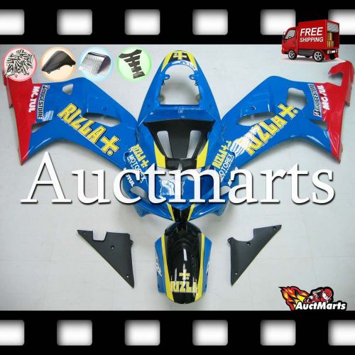 For suzuki gsx-r750 2000-2003 00 01 02 03 fairing abs plastic blue red 2b14 ve