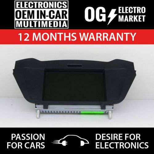 Ford focus cmax central info display navi lcd cid gps mfd low em5t-18b955-da