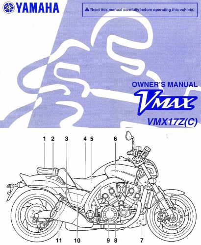 2010 yamaha v-max motorcycle owners manual -vmax-vmx17z-yamaha-vmx17zc