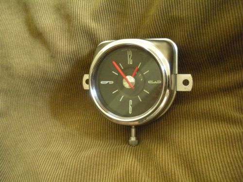 Working ford clock 1949 1950  deluxe custom borg 6 or 12v show