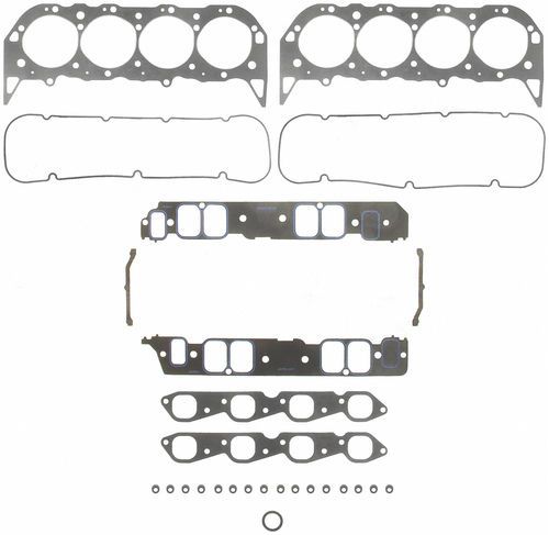 Fel-pro marine full gasket set mercruiser/chevy 454/7.4 gen vi w/rect intake