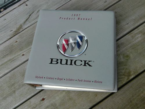 1997 buick product manual showroom album trim color park avenue riviera lesabre