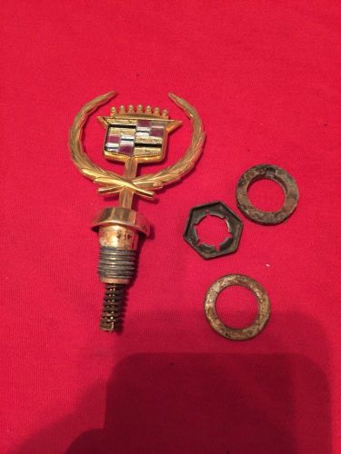 Gold 1986 -1993 cadillac deville eldorado fleetwood hood ornament oem