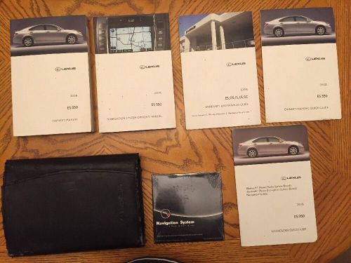 2008 lexus es350 owner&#039;s manual stock #112