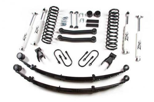 1984 - 2001 jeep xj cherokee 4.5&#034; zone offroad  suspension lift kit dana 35 j24