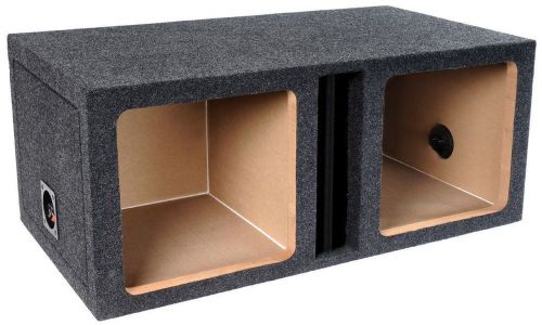 Atrend e10dvk dual 10&#034; solo baric l7/l5/l3 vented sub box enclosure, 3/4&#034; mdf