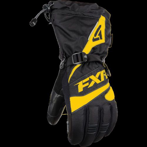 Fxr racing fuel glove blk/yellow size extra large snowmobile gloves 15606.60116