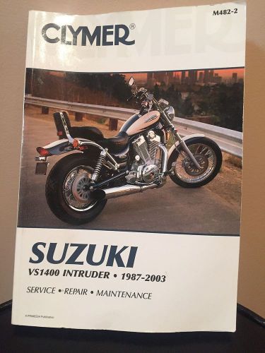 Nos clymer service repair manual (m482-2) suzuki vs1400 intruder 1987 - 2003