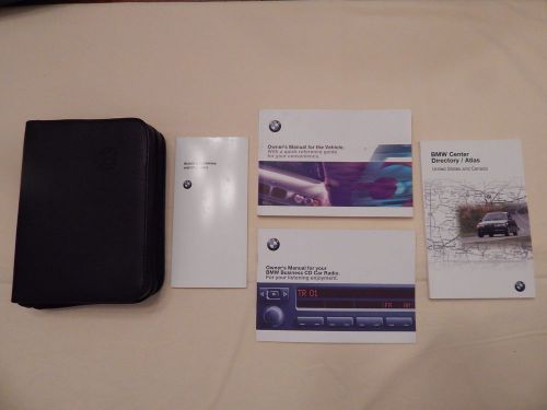 2001 bmw 525i, 530i, 540i, sedan, sport wagon owners manual