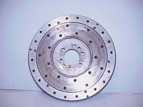 Vintage aluminum 168 tooth flywheel chevy ratrod gasser drag car schiefer weber