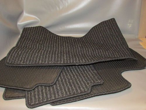 2009-2013 subaru forester dk gray carpeted floor mats set front &amp; rear oem new