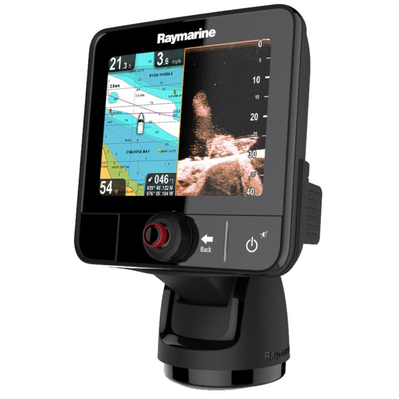 Raymarine dragonfly 5.7" gps fishfinder w/transom mount transducer no charts