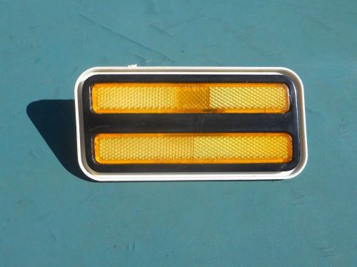 1970 - 81 pontiac firebird driver side front side marker light &amp; bezel oem