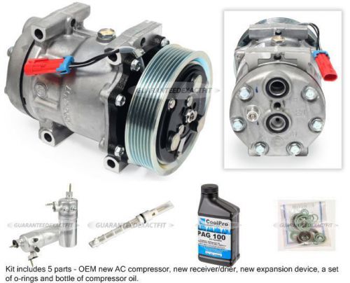 New air conditioning compressor kit - genuine oem ac compressor &amp; clutch + more