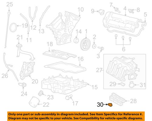 Ford oem-engine intake manifold gasket 3f1z9439aa