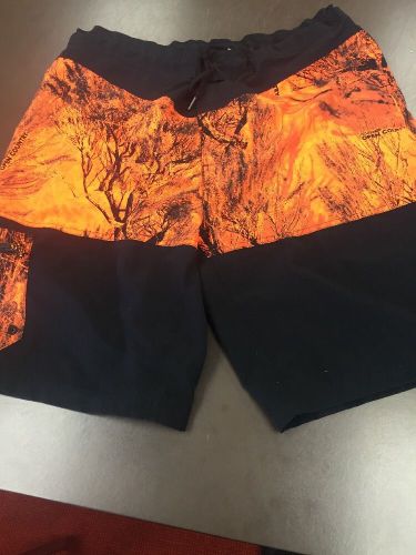 Men&#039;s size 38 cabelas swim trunks shorts hunters orange realtree