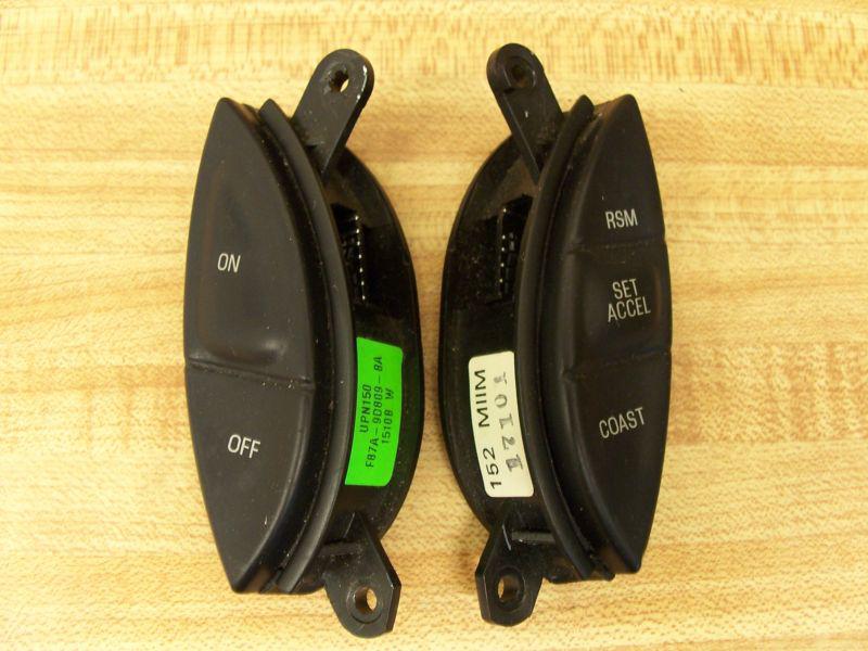 Ford explorer ranger mountaineer cruise control switch set oem f87a-9d809-ba