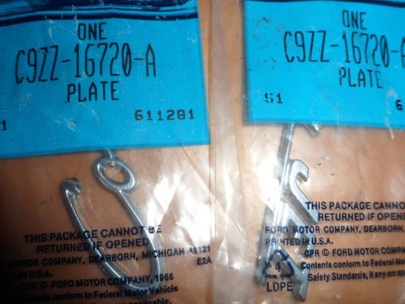 Nos 1969 1970 mustang mach 1 428 cobra jet c9zz-16720-a oem shaker scoop emblem