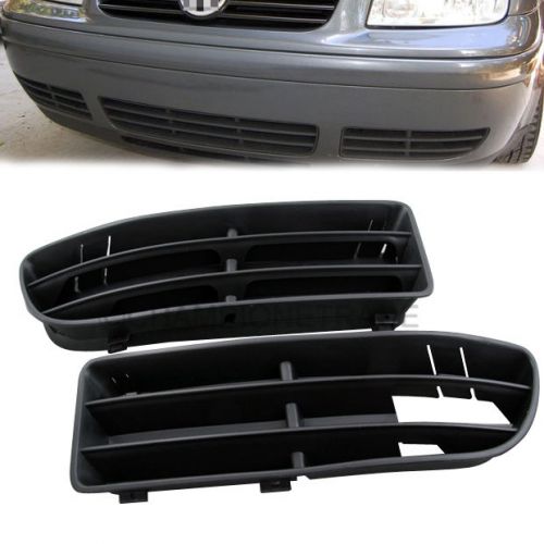 2pcs plastic front lower bumper side vent grille for vw bora jetta mk4 99-04 ct