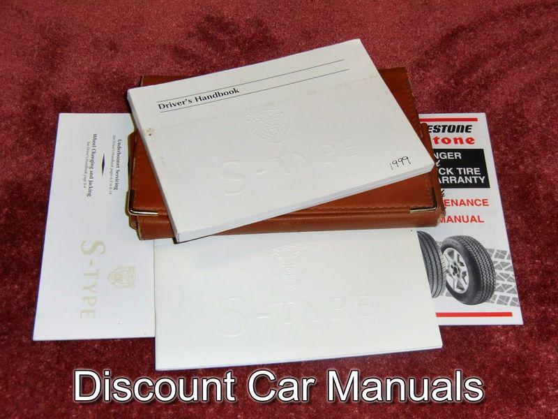 ★★ 1999 jaguar s-type 3.0 4.0 owners manual set 99!! ★★