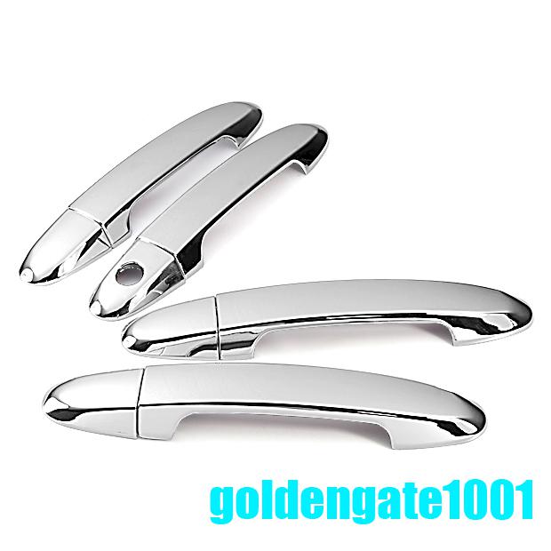 Hot triple chrome door handle cover trim molding for 2007-2011 santa fe warranty