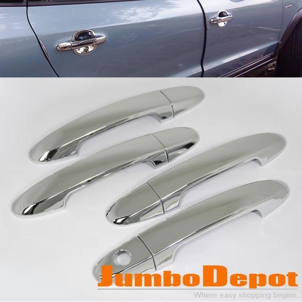 Side chrome door handle cover trims new for for santa fe 2007 2008 2009-11