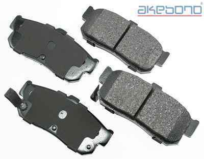 Akebono act540 brake pad or shoe, rear-proact ultra premium ceramic pads