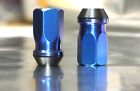 20 set blue titanium lug wheel nut 14x1.5 21 60 floating open