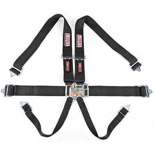 G force 6001bk 6 point harness latch and link sfi 16.1 individual harness black