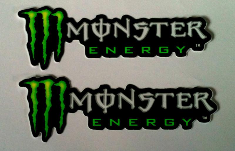 Stickers 8" monsters racing atv motocross truck honda suzuki yamaha hcr ktm 4x4