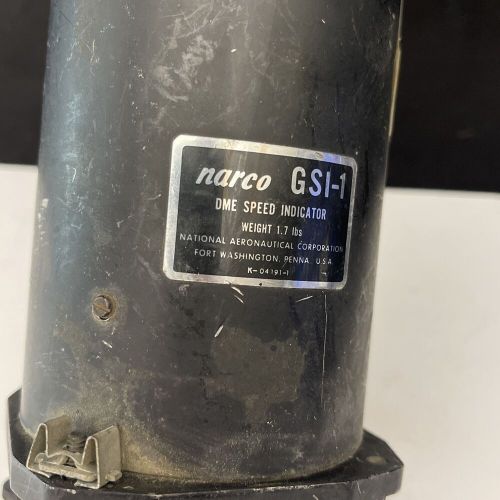 Narco gsi-1 dme speed indicator national aeronautical corp.