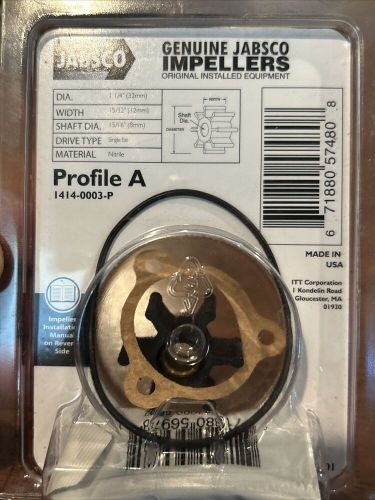 Genuine jabsco profile a impeller 1414-0003-p free shipping!