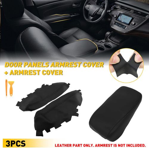 Fits for toyota avalon 2013-2018 console cover black lid armrest &amp; door panel