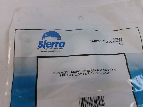 New sierra carburetor gasket kit 18-7004