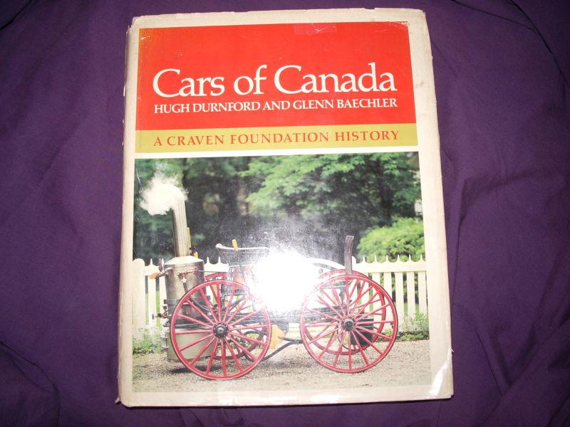 Cars of canada rare book w. jacket 