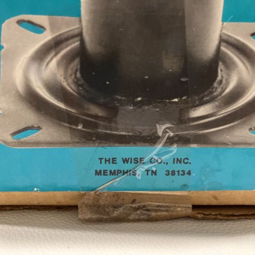 Wise 7&#034; steel pedestal black boat marine 8wd1251 new old stock