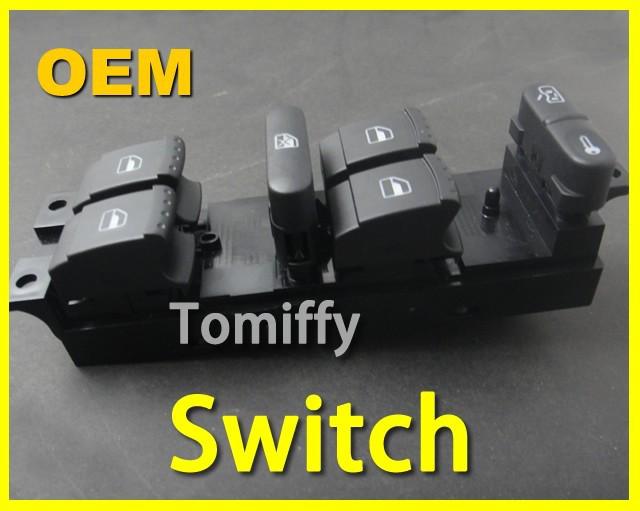 Oem quality 1999-2004 vw golf jetta passat master power window switch 1j4959857