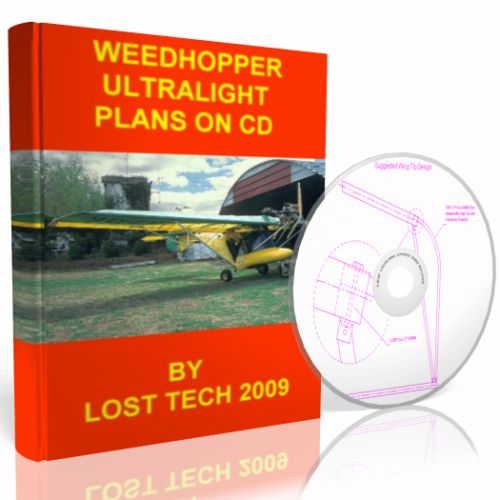 Build woodhoper  &amp; gypsy ultralight airplane diy plans on cd