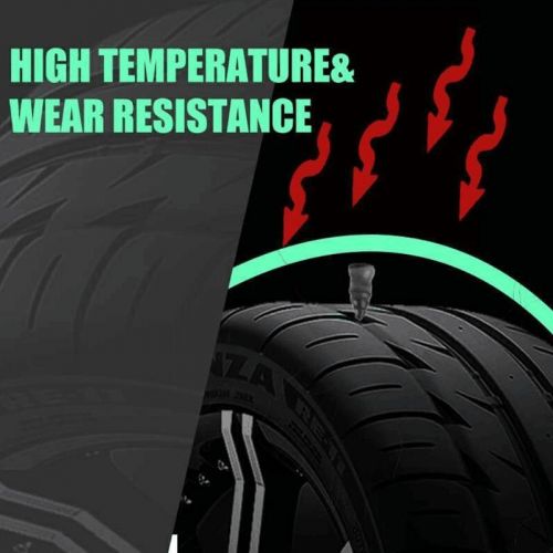 2pcs car vacuum tire repair nail tubeless rubber screw nails puncture offroad