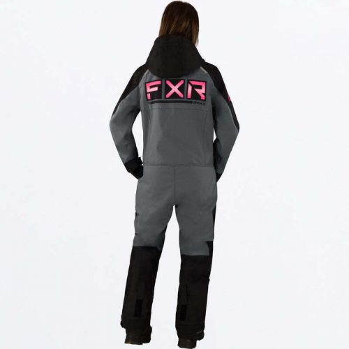 Fxr racing women&#039;s recruit f.a.s.t. insulated monosuit 23 6 black/char/fuchsia