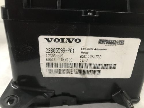 2011-2019 volvo vnl speedometer instrument cluster - used | p/n 2280559p01