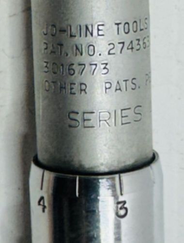 Vintage gm ac spark plug series a swivel head torque wrench rare tool by jo-line
