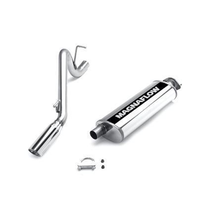 Magnaflow system cat-back stainless polished stainless tip jeep liberty 2.4 3.7l