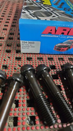 Arp 154-3603 ford 351w  head bolt kit factory or edelbrock 60259 60379 heads