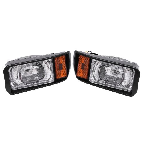 Halogen headlights left &amp; right for club car ds /turf/carryall golf cart 1993-up