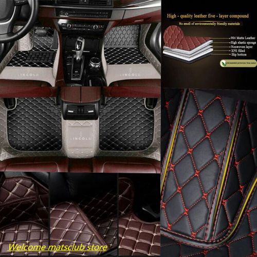 For lincoln nautilus navigator auto carpets waterproof car floor mats front rear