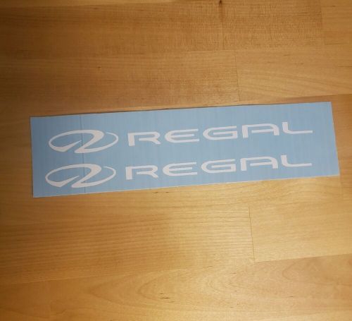 Regal boat vinyl decal 30” new  pair white