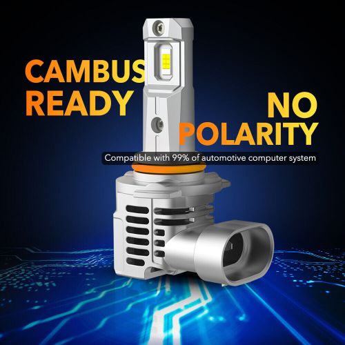 Oxilam 9005 hb3 led headlight kit high low beam bulbs bright white 6500k canbus