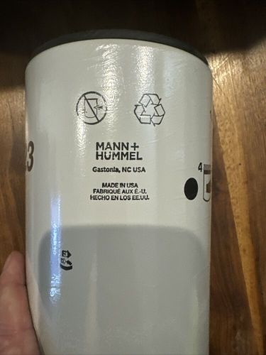 Mann hummel sf10123 spin-on fuel filter replaces sf10123, wf10123, bf9885