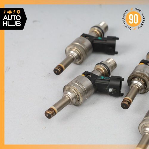 11-18 porsche cayenne 958 turbo 4.8l v8 fuel injectors set of 8 94811012882 oem